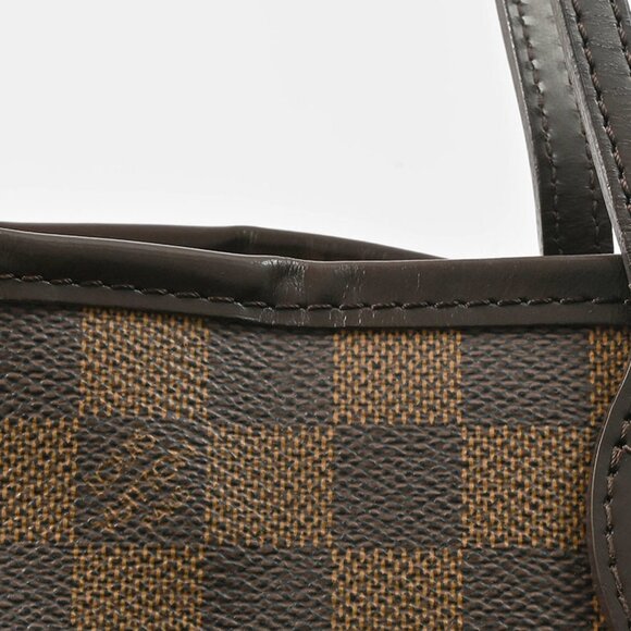 LOUIS VUITTON Brown Damier Neverfull PM Tote Bag - Picture 5 of 10